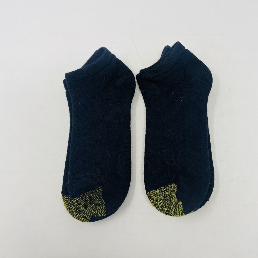 Gold Toe Womens One Size Fits Most 2 Pack Cushioned Low Cut‎ Socks in Black 1566